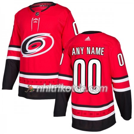 Carolina Hurricanes Trikot Custom Adidas 2017-2018 Rot Authentic - Herren